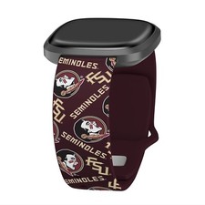 Correa de reloj Florida State Seminoles HD para Fitbit Versa y Sense