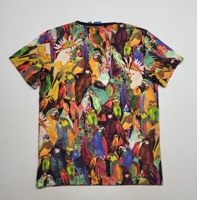 トップス AtLast BIRD Adidas shirt Top Passaredo X Farm Tropical Parrot Bird Size XS | eBay