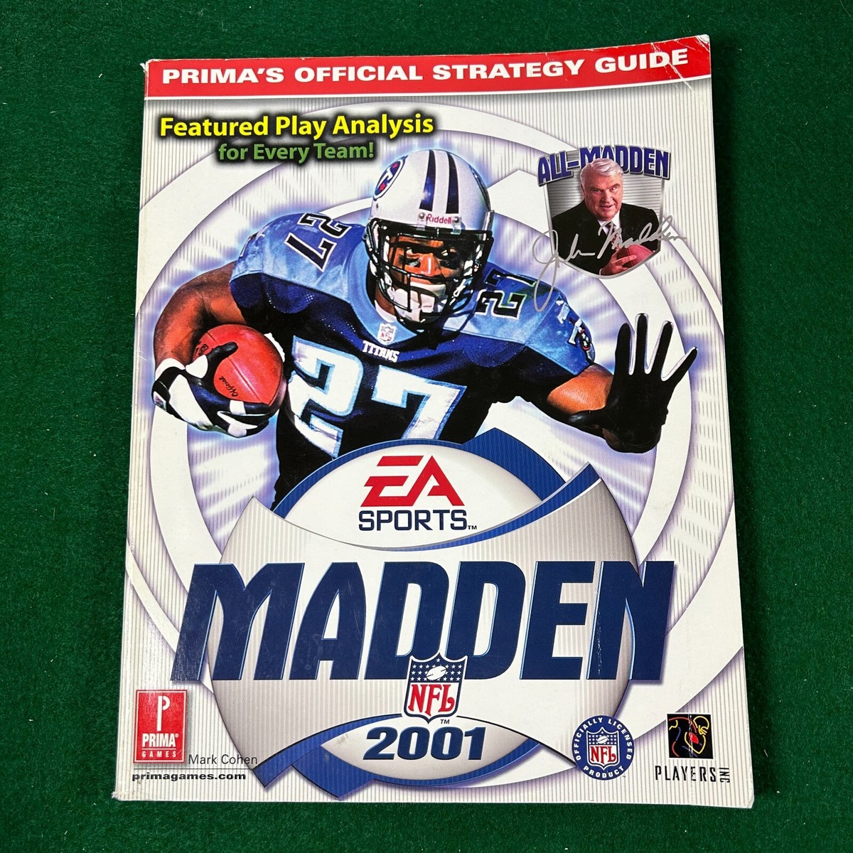 Madden NFL 2001 (PC CD ROM Video Game 2000) with Prima Guide