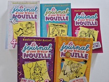 Lot de 5 livres LE JOURNAL D'UNE GROSSE NOUILLE Vol. 1, 2, 3, 4 et 5