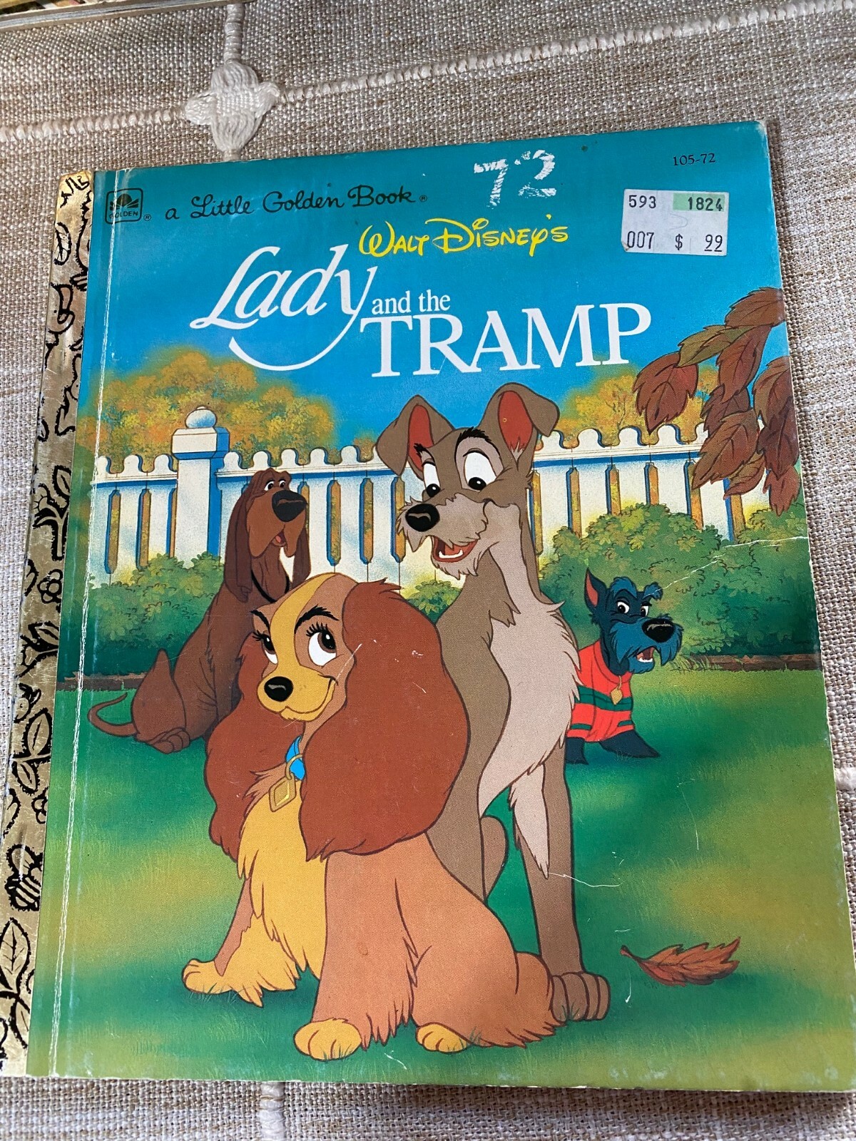 1991 Lady and the Tramp (Disney Lady and the Tramp) (Little Golden Book ...
