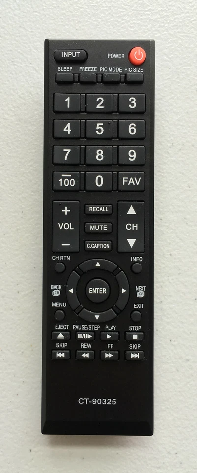 New TV Remote Control CT-90325 For Toshiba 50L2200U 37E20 22AV600 32C120U