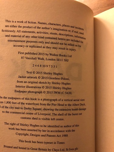 Whistling In The Dark- Shirley Hughes. Signed 1st Edition. 1st Printing. - Foto 3 di 3