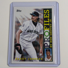 Topps 2026 Series 1 Topps Profiles Insert Randy Johnson Mariners #TP-25