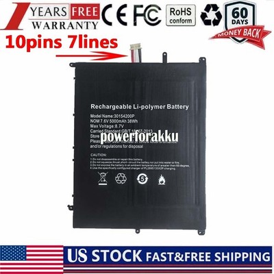 Battery For Digma EVE 15 P417 ES5063EW P418 ES5064EW Tablet PC NV-3178185-2S US