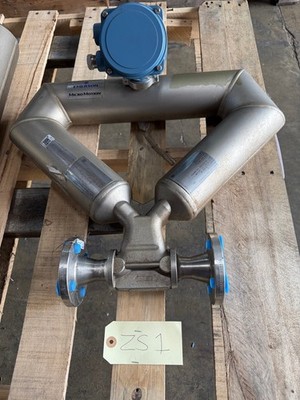 MICROMOTION MASS FLOWMETER ZS1 MODEL CMF100M328N2BAEZZZ 1'' 316 SS CSA