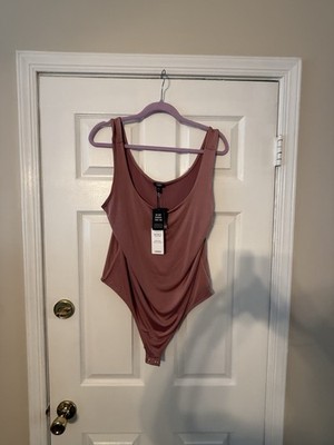 Express Women s Xl Mauve Sleeveless Bodysuit BNWT