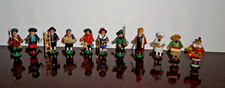 11 ALTE ERZGEBIRGE FIGUREN  WEIHNACHTSFIGUR  PYRAMIDENFIGUR  ca 6,5 bis 7,5 cm