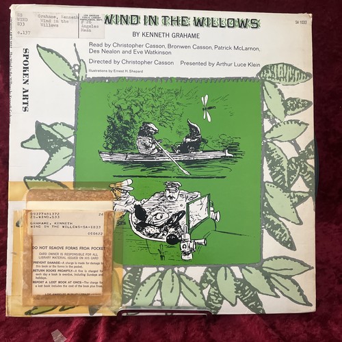 RARE Vintage The Wind in the Willows Vinyl Record Album LP