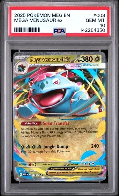 2025 ポケモン メガゲンガーEX #003 GEM MT 10 MEGA VENUSAUR EX #003 PSA 10 2025 POKEMON MEG EN-MEGA EVOLUTION | eBay