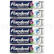Fixodent Professional Plus Scope Ultimate Denture Adhesive Cream 1.8oz Lot of 6