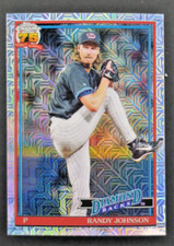 2026 Topps Series 1 Randy Johnson #91C-77 1991 Chrome Silver Pack Mojo Refractor