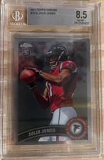 2011 Topps Chrome Julio Jones #131A BGS 8.5 rookie card RC