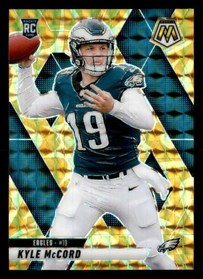 2025 Panini Mosaic #352 Kyle McCord Mosaic Reactive Yellow