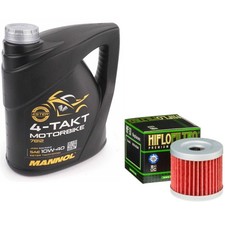 UC125 Epicuro Oil & Filter Kit Mannol Semi Synthetic 10w40 4L Suzuki 1999 7.50 per litre