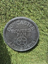 Doncaster Rovers Fan Concrete Hanging Plaque Garden Sign