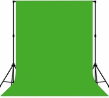 Green Screen Backdrop, 6 X 9Ft Greenscreen Background for Photoshoot, Small Gr