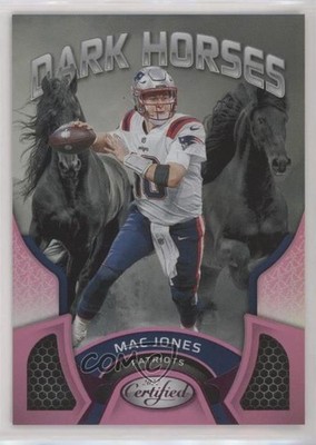 2022 Certified Dark Horses Mirror Pink 156/199 Mac Jones #DH-5 0lj0