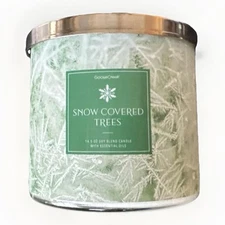 ~*🌲New Goose Creek 3 Wick Snow Covered Trees Candle 14.5 Oz. Soy Wax *Oils*~
