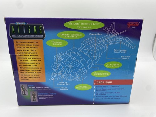 Galoob Micro Machines Alien Dropship Action Fleet Figure mai aperto - Foto 3 di 8