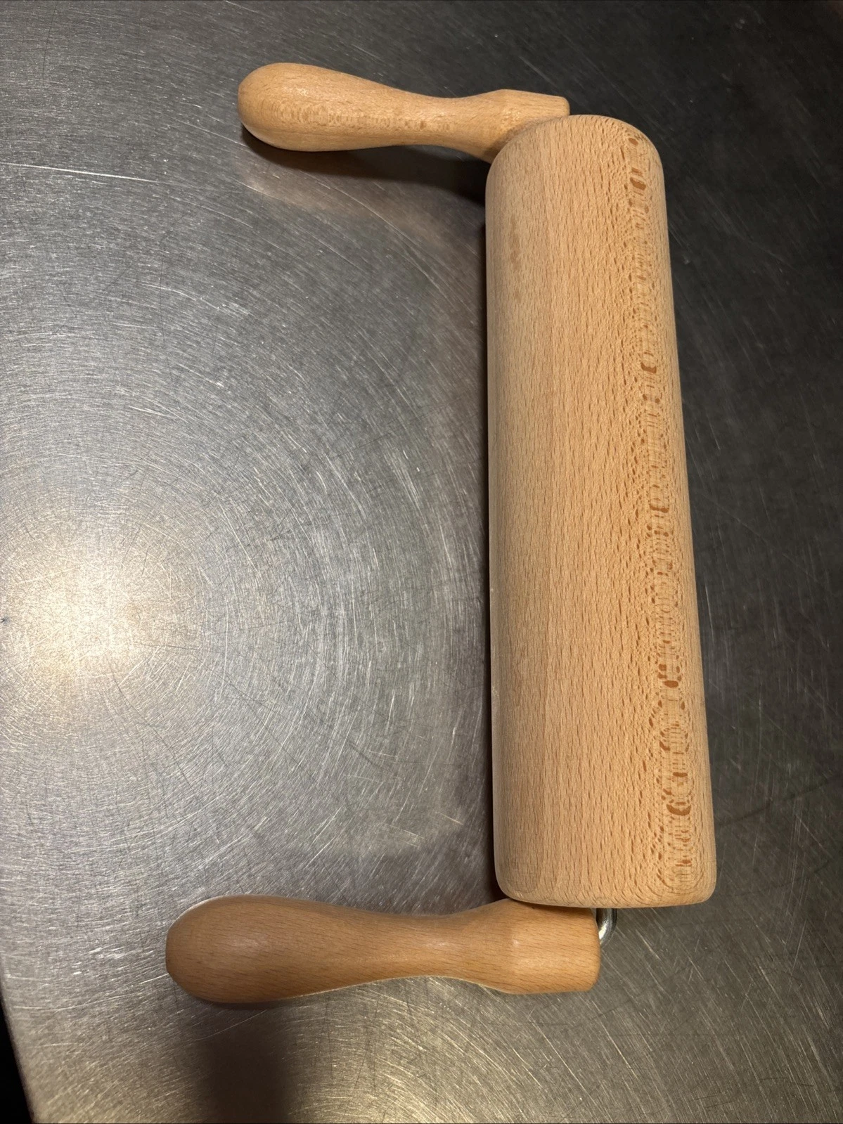 Patisserie Wooden Upright Handle Rolling Pin ~ 9-3/4” L ~ Free Shipping
Opens in a new window or tab