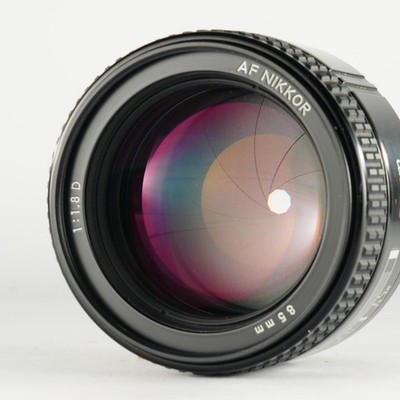 【整備＆テスト済】Nikon AF Nikkor 85mm F1.8D 969 Serviced & Tested] Nikon AF Nikkor 85mm F1.8D portrait lens 354