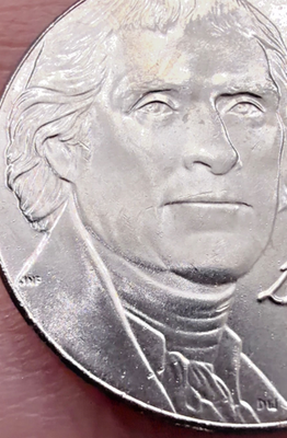 2025 P Jefferson Nickel-AU Condition-