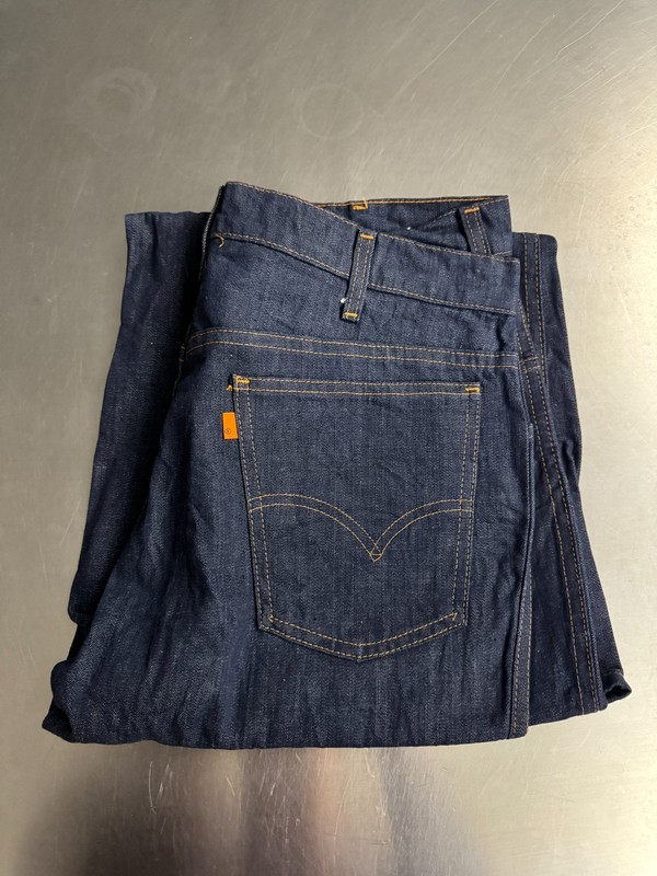 Vintage Levi's Denim Jeans Indigo Orange tab