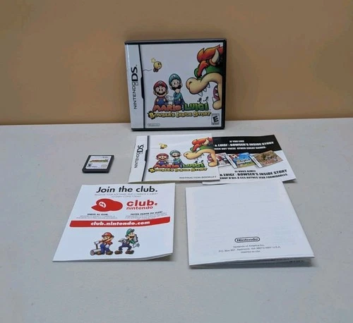 Mario & Luigi: Bowser's Inside Story (Nintendo DS, 2009) Complete