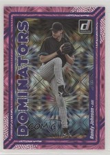 2023 Panini Donruss Dominators Pink Fireworks Randy Johnson #D11 HOF 4r2