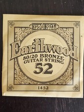 Ernie Ball Earthwood 80/20 Bronze Guitar String 52 "1452"
