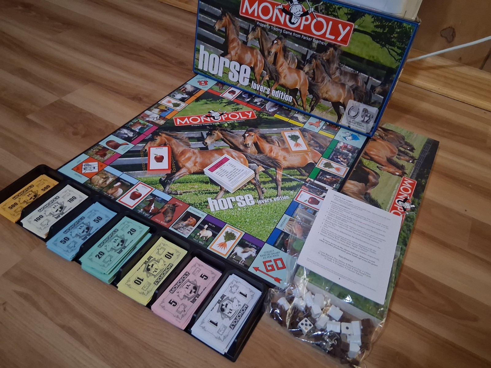 Monopoly Horse Lovers Edition 2007 Complete Hasbro  Great Condition