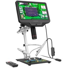 Andonstar AD409 Pro HDMI Digital Microscope with Endoscope, 10.1 inch LCD Scr...