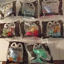 2023 McDonald's Elemental Toys complete set New in Bags