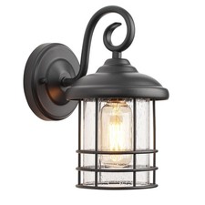 MICSIU 5.5 Wide Black Single Outdoor Porch Li...
