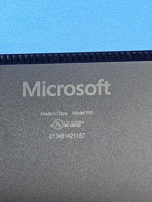 Microsoft Surface Laptop 4 & 5 13.5'' 1951 Bottom Cover Battery Housing BLACK