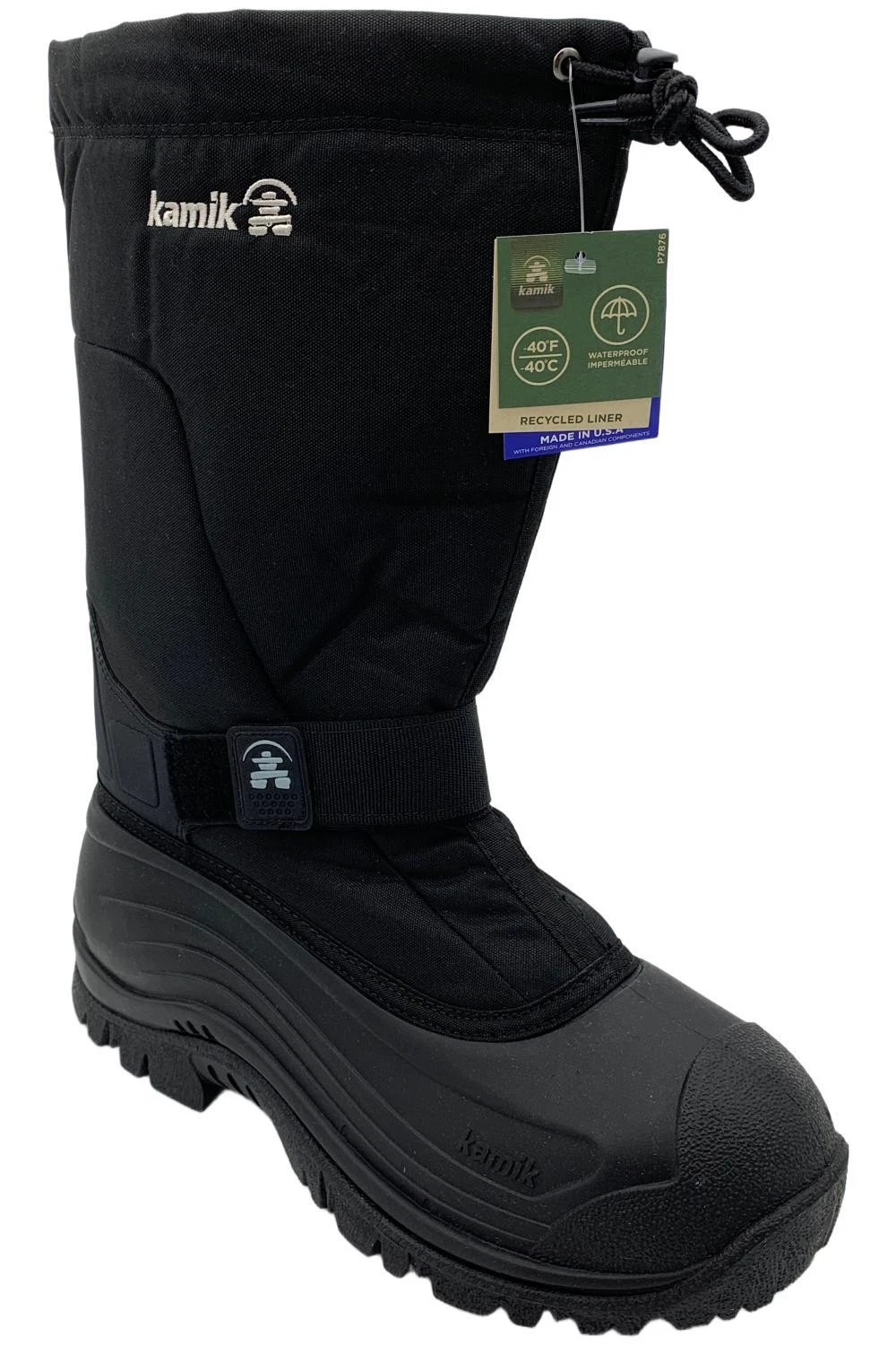 Kamik Men's Greenbay 4 Winter Boots Black