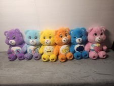 Lot Of 6 2021 Care Bears 13 Plush Good Condition