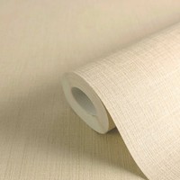 Unitapete In Textiloptik Leicht Strukturiert – Beige