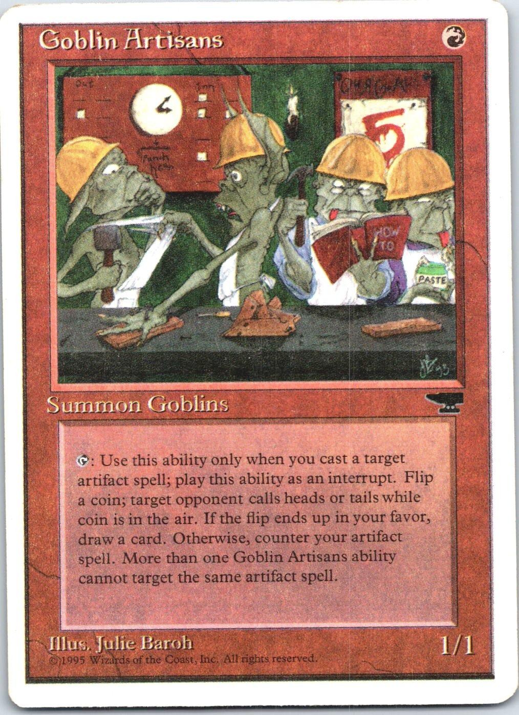 Goblin Artisans Chronicles CHR LP MTG Card