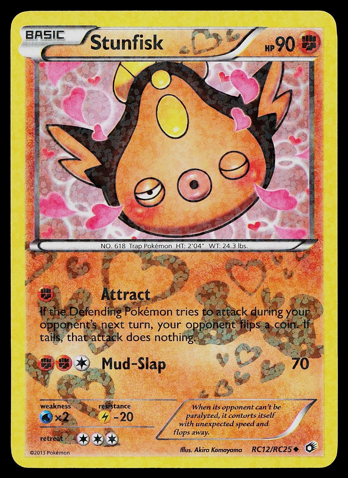 Pokemon Card - Stunfisk Legendary Treasures: Radiant Collection RC12/RC25 Holo