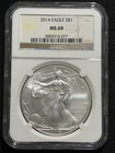 2014 $1 American Silver Eagle NGC MS69