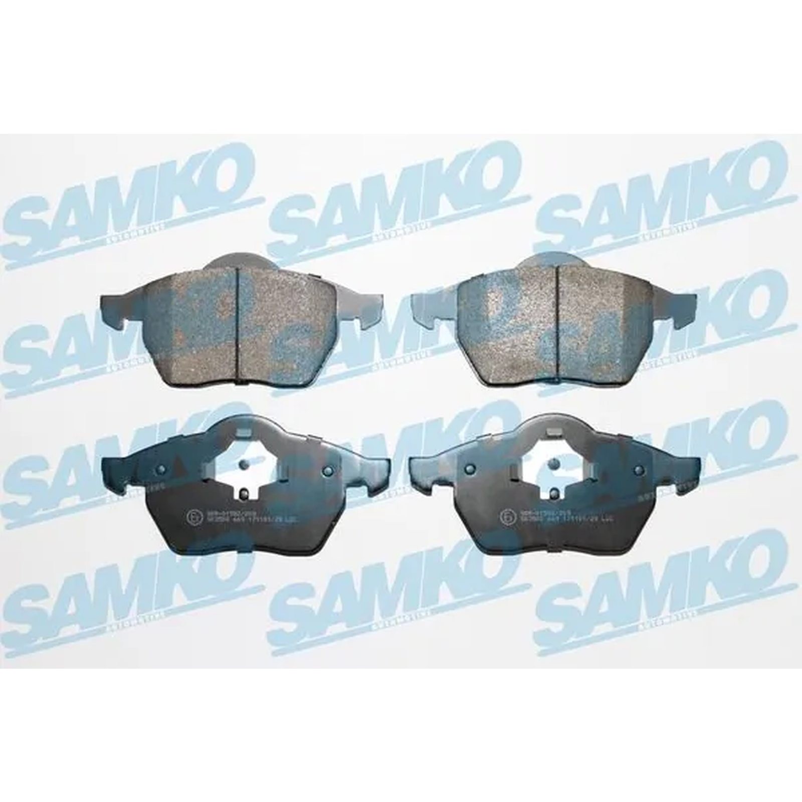 1x ORIGINAL® SAMKO Bremsbelagsatz, Scheibenbremse Vorne für VW GOLF IV PASSAT