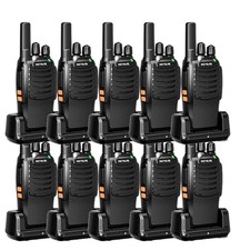 100Pack H777 Walkie Talkie Long Range Rechargeable 2W For Factory/Store/Business