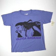 Olivia Rodrigo Guts Tour Merch Women Graphic T-Shirt Purple Cotton XS