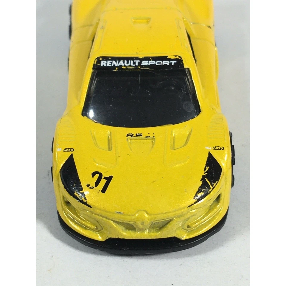 Hot Wheels Renault Sport RS HW Exotics 2016 Race Car Yellow Black 01 - Image 4 of 4