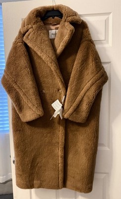 MAX MARA Teddy Bear Icon Coat In Camel Size M Orig. $4390 NWT