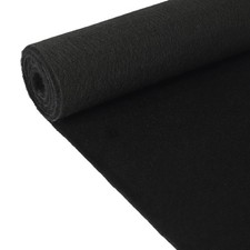 Automotive Speaker Carpet Felt Fabric Trunk Subwoofer Black 47x71 Inch