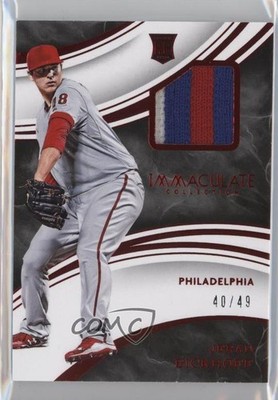 2016 Panini Immaculate Swatches Prime 40/49 Jerad Eickhoff #IS-JE Rookie RC 2r7
