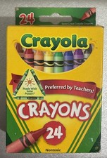 Crayola Classic Crayons 24 Colors Back to School Crayons, 01 Pack 52-3024